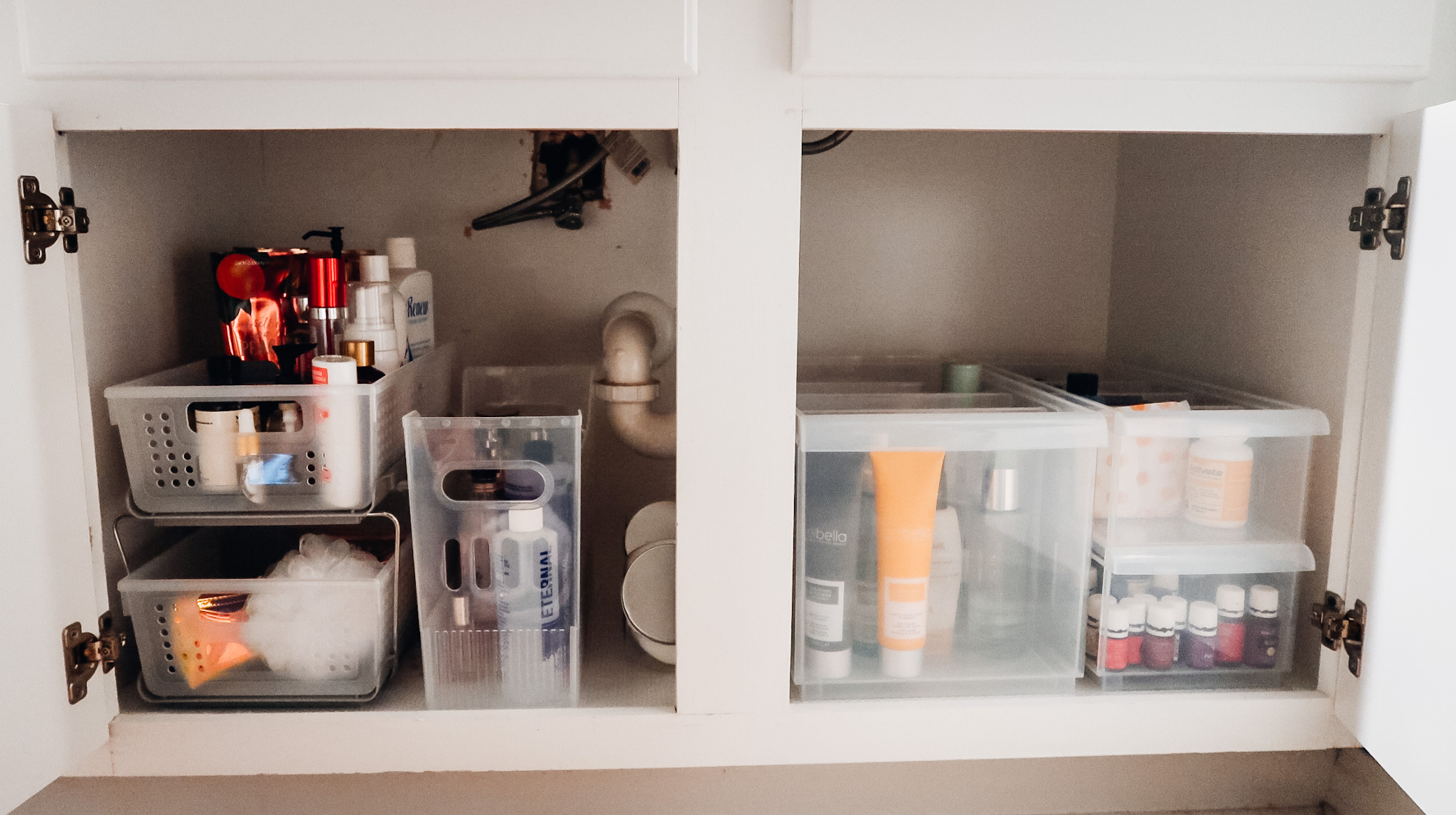 EXTREME Bathroom Cabinet Declutter & Organization | Taylor Simon